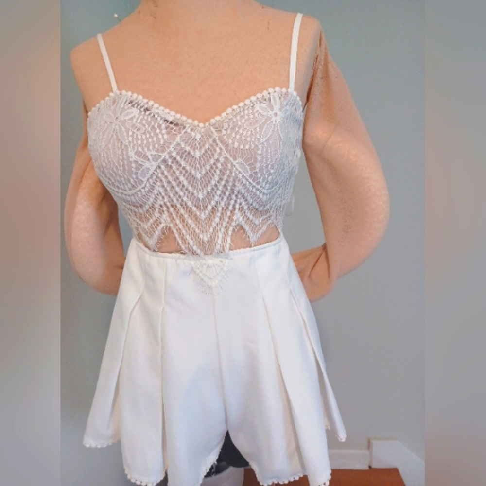 Hello Molly White Bodycon Dress